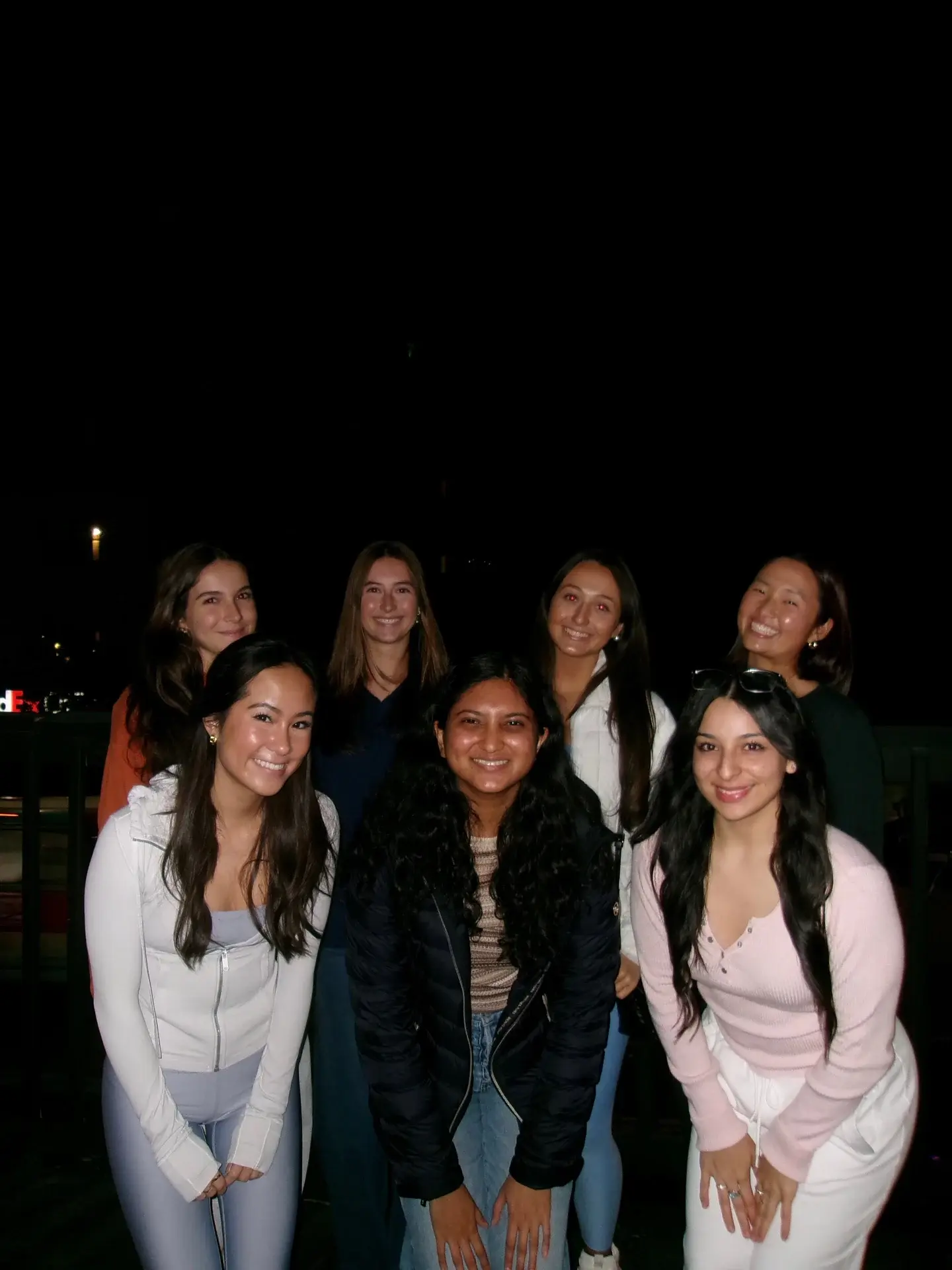 Seven WMSO members together at an evening social.